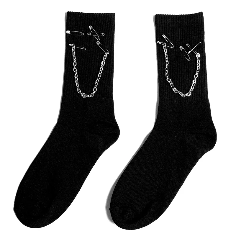 New Spring Japanese Hot Girl Gothic Harajuku Punk Chain Socks Streetwear Girls Black Sweet Cute Fashion JK Socks
New Spring Japanese Hot Girl Gothic Harajuku Punk Chain Socks Streetwear Girls Black Sweet Cute Fashion JK Socks