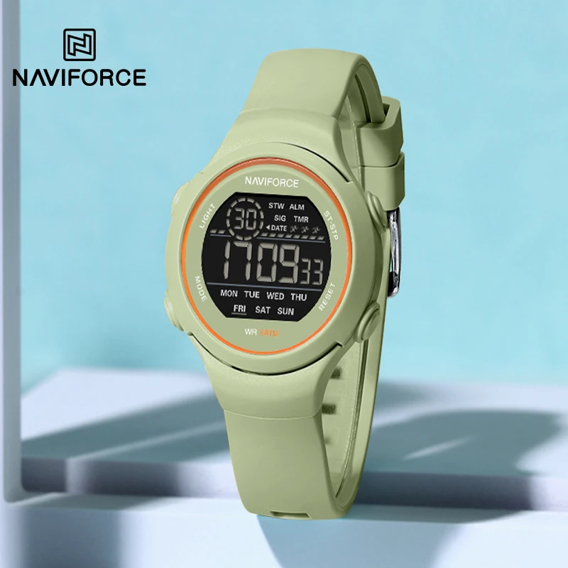 NAVIFORCE New Brand Creative Silica Strap Women's Bracelet Wrist Watches Laides Electronic Watch Fashion Wild Waterproof Clock
NAVIFORCE New Brand Creative Silica Strap Women's Bracelet Wrist Watches Laides Electronic Watch Fashion Wild Waterproof Clock