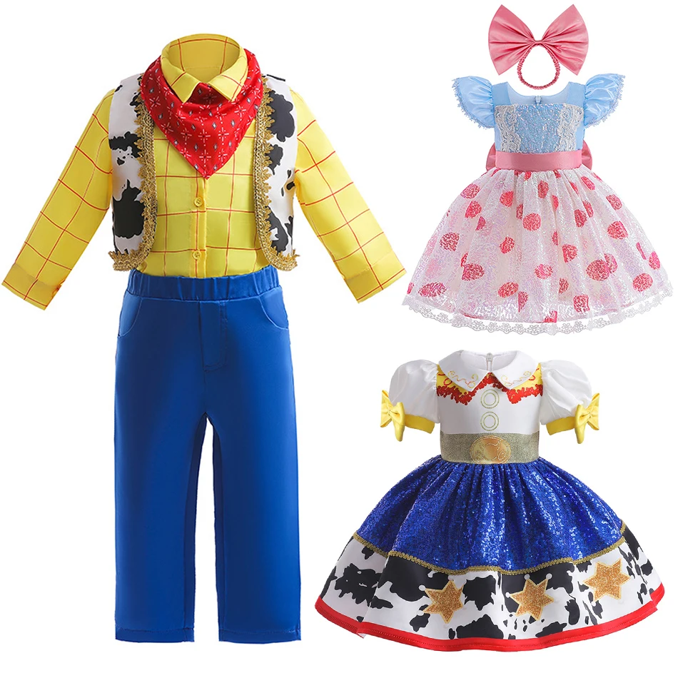 Jessie Dress Woody Role Playing Cowboy Clothes Kids Cartoon Cosplay Shepherdess Halloween Carnival Birthday Party Costume
Jessie Dress Woody Role Playing Cowboy Clothes Kids Cartoon Cosplay Shepherdess Halloween Carnival Birthday Party Costume