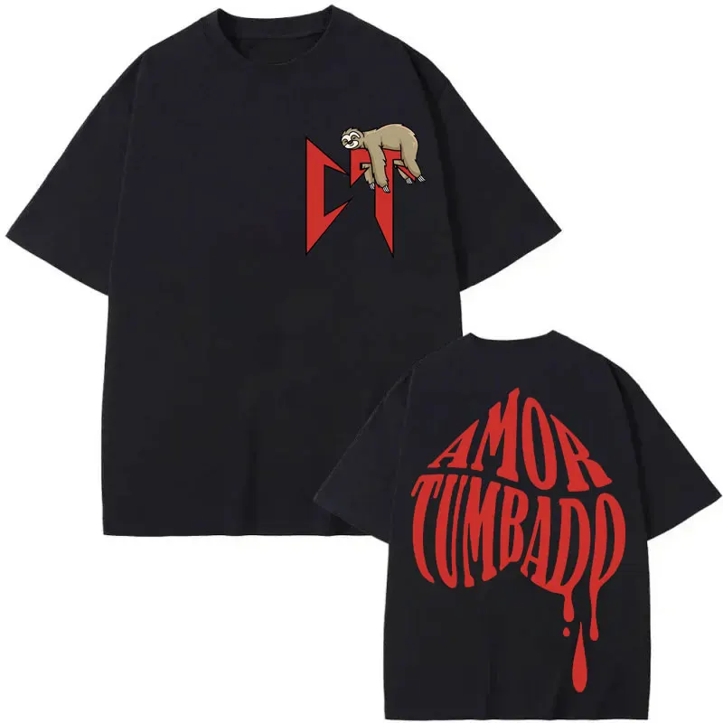 Limited Natanael Cano Corridos Tumbados Sloth Graphic T Shirts Fashion Hip Hop Short Sleeve T-shirt Men Women Oversized T-shirts
Limited Natanael Cano Corridos Tumbados Sloth Graphic T Shirts Fashion Hip Hop Short Sleeve T-shirt Men Women Oversized T-shirts
