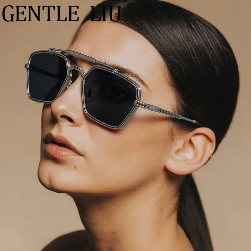 Square Sunglasses Steampunk Women 2025 Luxury Brand Trendy Metal Frame Double Beam Sun Glasses Eyewear For Ladies Outdoor Shades
Square Sunglasses Steampunk Women 2025 Luxury Brand Trendy Metal Frame Double Beam Sun Glasses Eyewear For Ladies Outdoor Shades