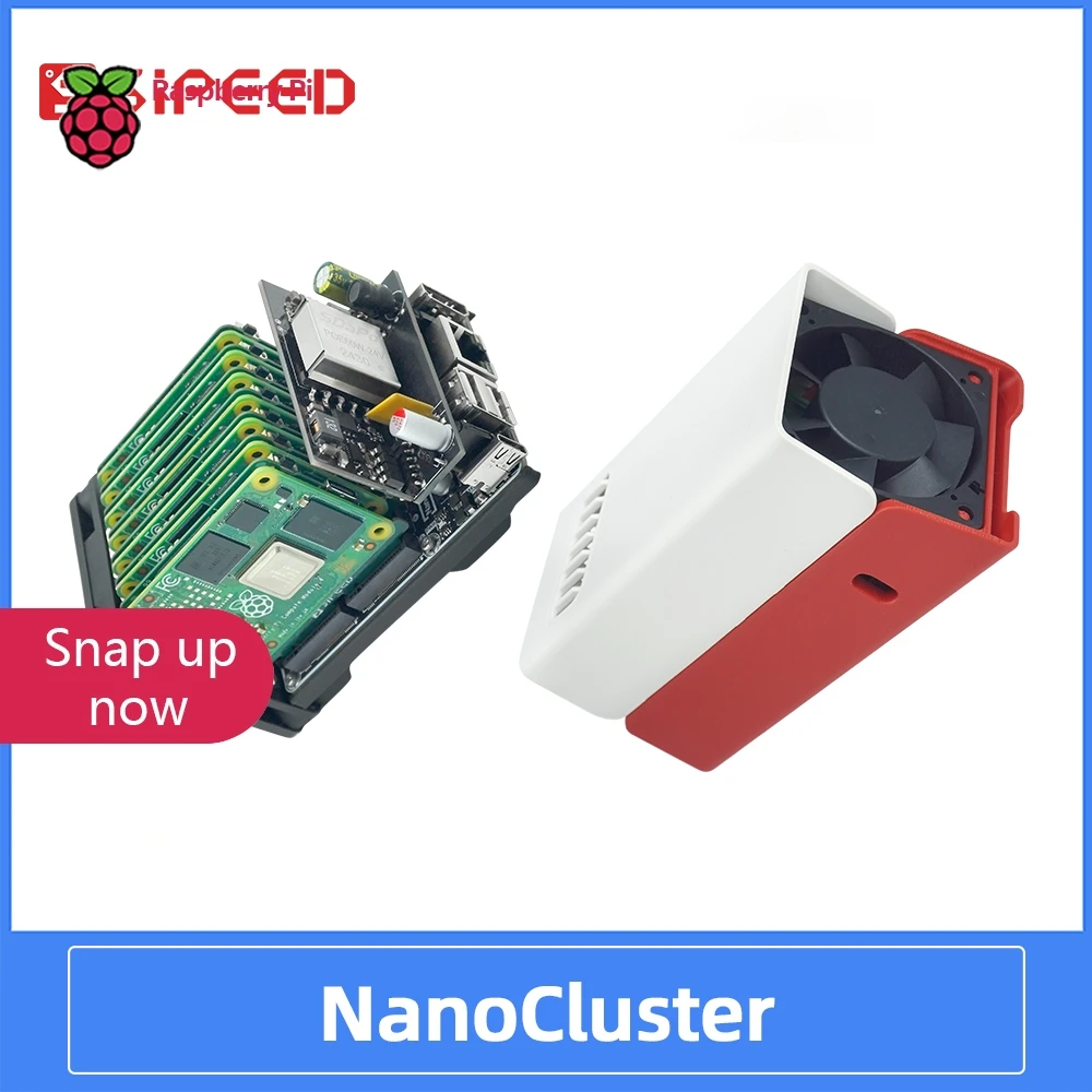 NanoCluster 7-Node CM4/CM5 Compact Mini Server for RPi Cluster, Built for Kubernetes K3S, Edge AI and Homelab Applications
NanoCluster 7-Node CM4/CM5 Compact Mini Server for RPi Cluster, Built for Kubernetes K3S, Edge AI and Homelab Applications