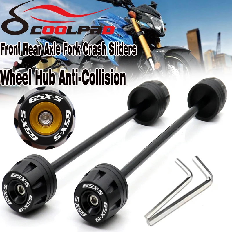 For Suzuki GSX-S1000 GSX-S1000F GSXS 1000 F 2015-2023 Motorcycle Front & Rear Wheel Fork Axle Sliders Crash Protectors
For Suzuki GSX-S1000 GSX-S1000F GSXS 1000 F 2015-2023 Motorcycle Front & Rear Wheel Fork Axle Sliders Crash Protectors