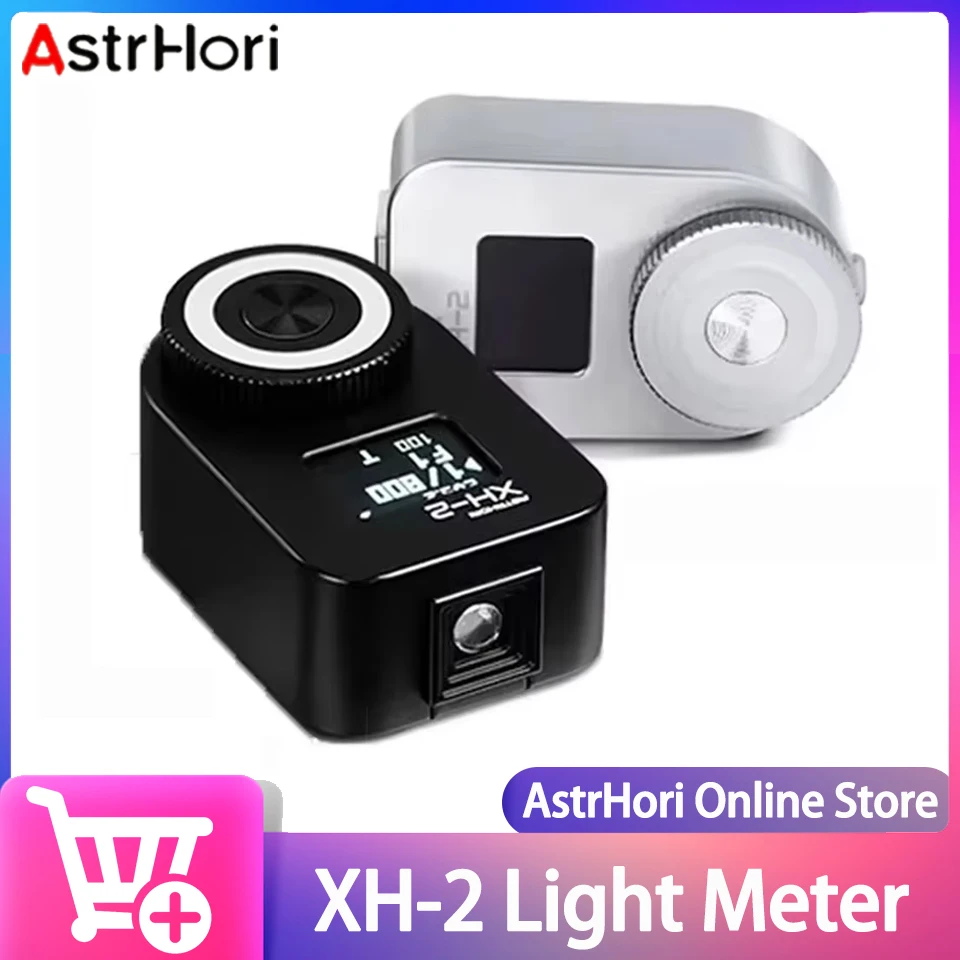 AstrHori XH-2 Light Meter Real-time External Camera Light Meter OLED Display Cold Shoe for Camera Photography Studio
AstrHori XH-2 Light Meter Real-time External Camera Light Meter OLED Display Cold Shoe for Camera Photography Studio