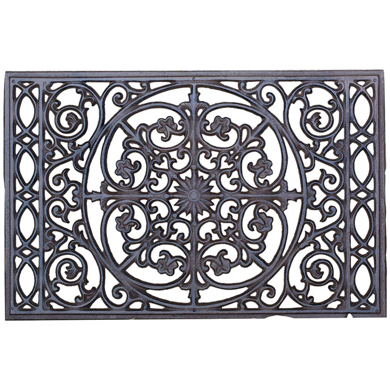 American vintage cast iron craft foot mats, doormats, anti-slip mats, garden villas, courtyards, foyer decorations, ornaments, m
American vintage cast iron craft foot mats, doormats, anti-slip mats, garden villas, courtyards, foyer decorations, ornaments, m