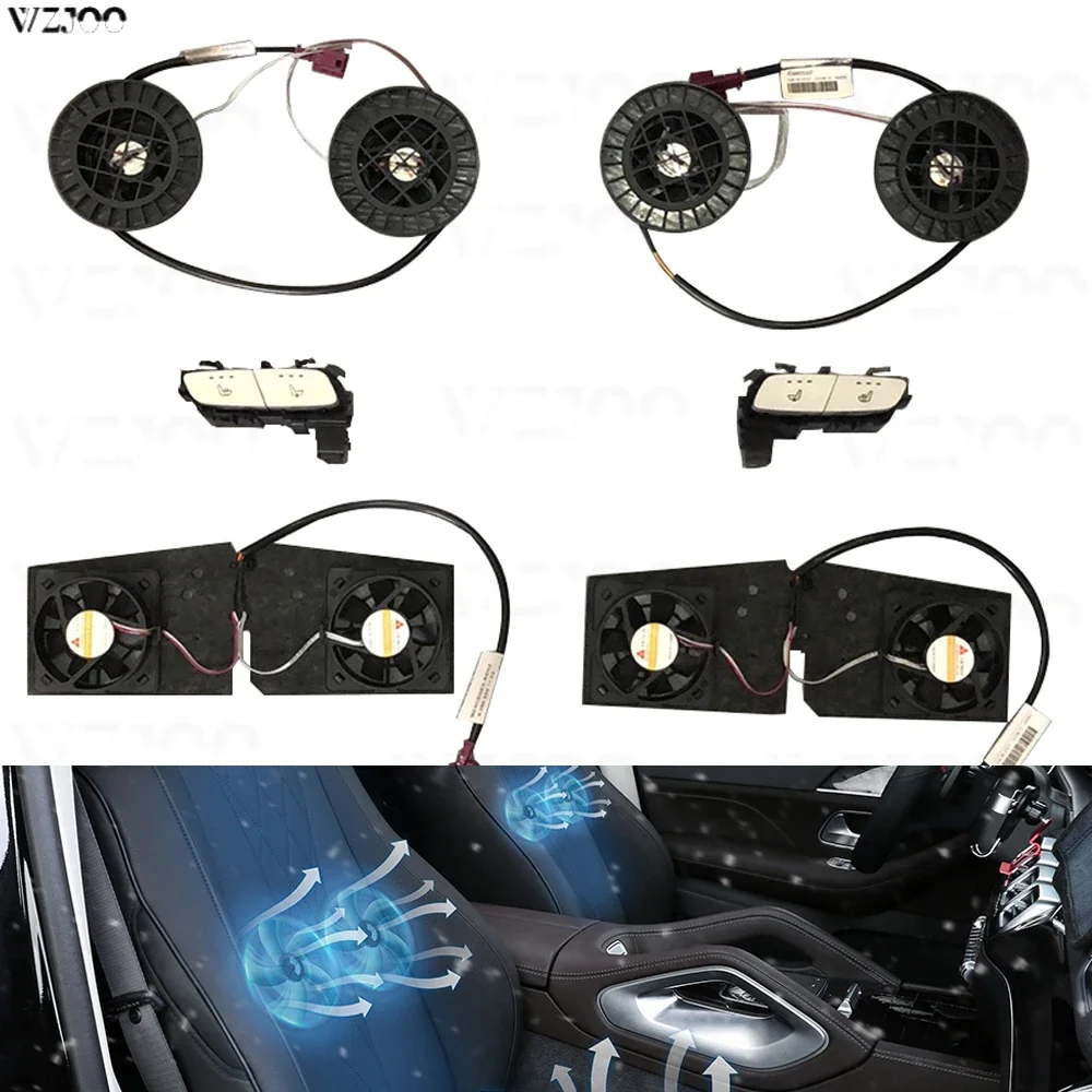 For Mercedes-Benz C/ E/V / S-class GLC 260 GLE GLS interior modification upgrade seat ventilation system seat ventilatation kit
For Mercedes-Benz C/ E/V / S-class GLC 260 GLE GLS interior modification upgrade seat ventilation system seat ventilatation kit