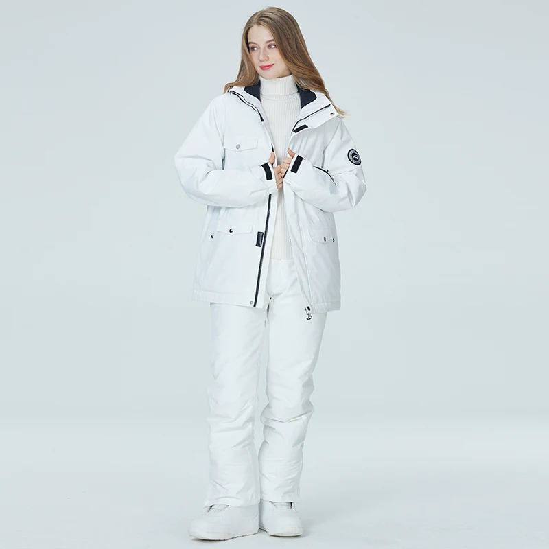 Winter Snow Suit Sets Women And Men Snowboarding Clothing Skiing Costume 10k Waterproof Windproof Ice Coat Jackets Strap Pants
Winter Snow Suit Sets Women And Men Snowboarding Clothing Skiing Costume 10k Waterproof Windproof Ice Coat Jackets Strap Pants