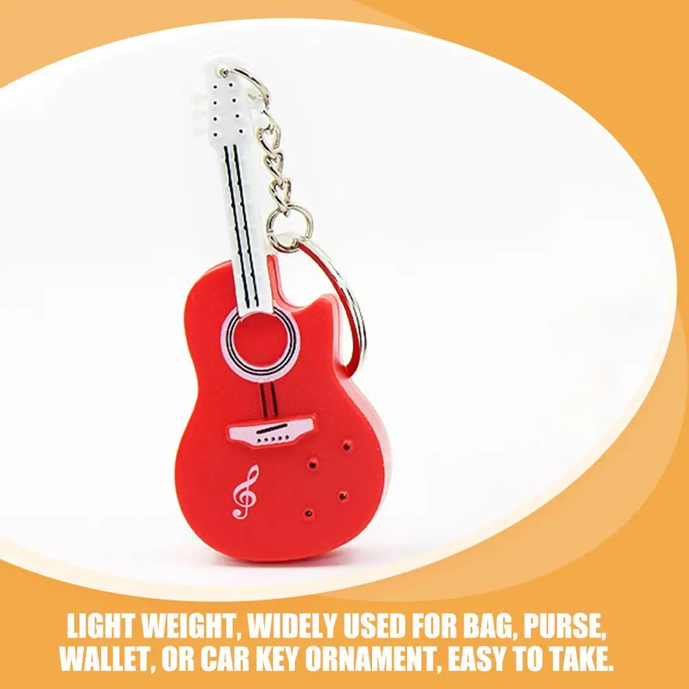 Guitar Keychain Red LED Light Music Sound Women Car Keys Wallet Purse Decorative Charm Party Favor Gift Filler Keychains
Guitar Keychain Red LED Light Music Sound Women Car Keys Wallet Purse Decorative Charm Party Favor Gift Filler Keychains