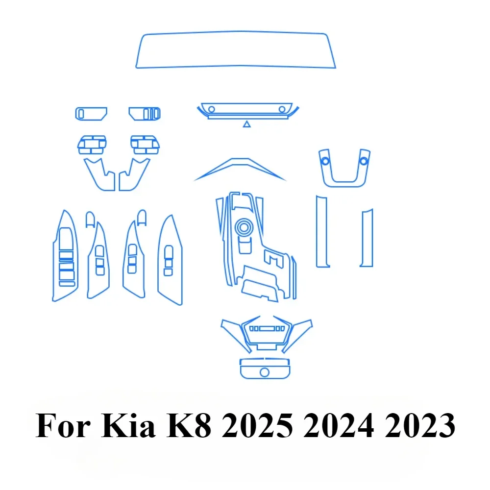 Protective Film For Kia K8 2025 2024 2023 PPF Interior Accessories Transparent TPU GPS Navigation Gear Panel Center Console 
Protective Film For Kia K8 2025 2024 2023 PPF Interior Accessories Transparent TPU GPS Navigation Gear Panel Center Console