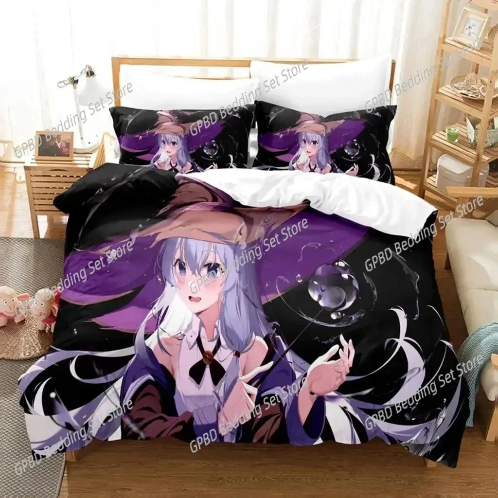 Anime Wandering Witch Journey Of Elaina Bedding Set Single Twin Double Queen King Cal King Size Bed Linen Set 
Anime Wandering Witch Journey Of Elaina Bedding Set Single Twin Double Queen King Cal King Size Bed Linen Set