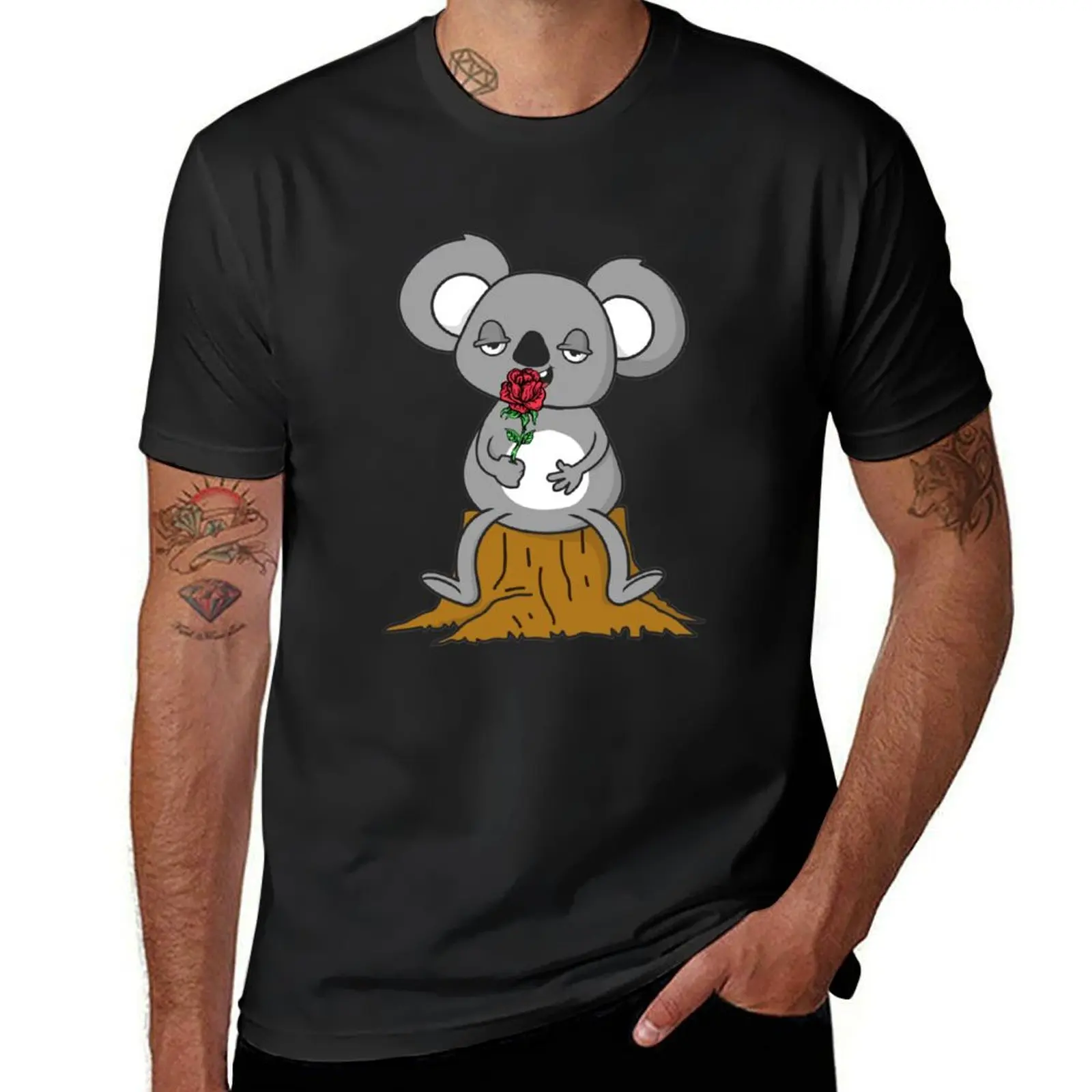 Koala smells the rose T-shirt cute clothes new edition tees slim fit t shirts for men
Koala smells the rose T-shirt cute clothes new edition tees slim fit t shirts for men