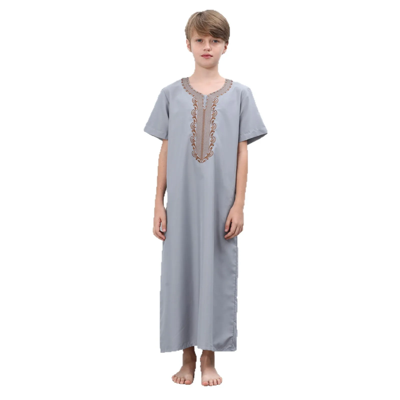 Embroidery Jubba Thobe for Kids Boy Saudi Arabic Robe Kaftan Dubai Abaya Muslim Dress Daffah Dishdasha Islam Clothing Djellaba
Embroidery Jubba Thobe for Kids Boy Saudi Arabic Robe Kaftan Dubai Abaya Muslim Dress Daffah Dishdasha Islam Clothing Djellaba