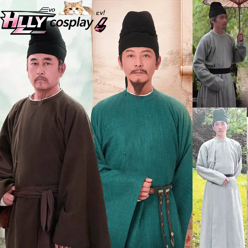 Tang Dynasty Ancient Chinese Poet Cosplay Costume Hanfu Robe for Men Li Bai Du Fu Style Stage Play Performance Outfit Scholar
Tang Dynasty Ancient Chinese Poet Cosplay Costume Hanfu Robe for Men Li Bai Du Fu Style Stage Play Performance Outfit Scholar