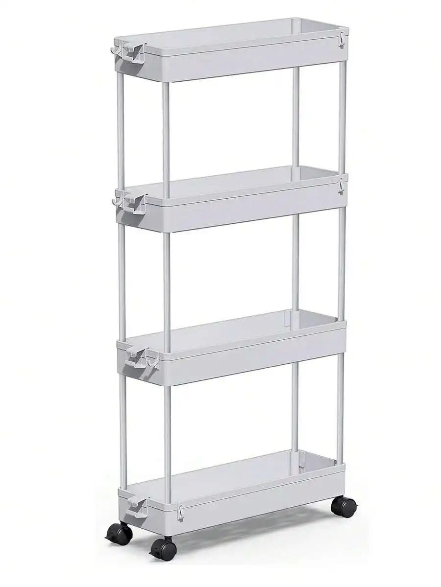 Slim Rolling Storage Cart 4 Tier Bathroom Organizer Mobile Shelving Unit Utility Cart Tower Rack For Laundry Narrow Spaces
Slim Rolling Storage Cart 4 Tier Bathroom Organizer Mobile Shelving Unit Utility Cart Tower Rack For Laundry Narrow Spaces