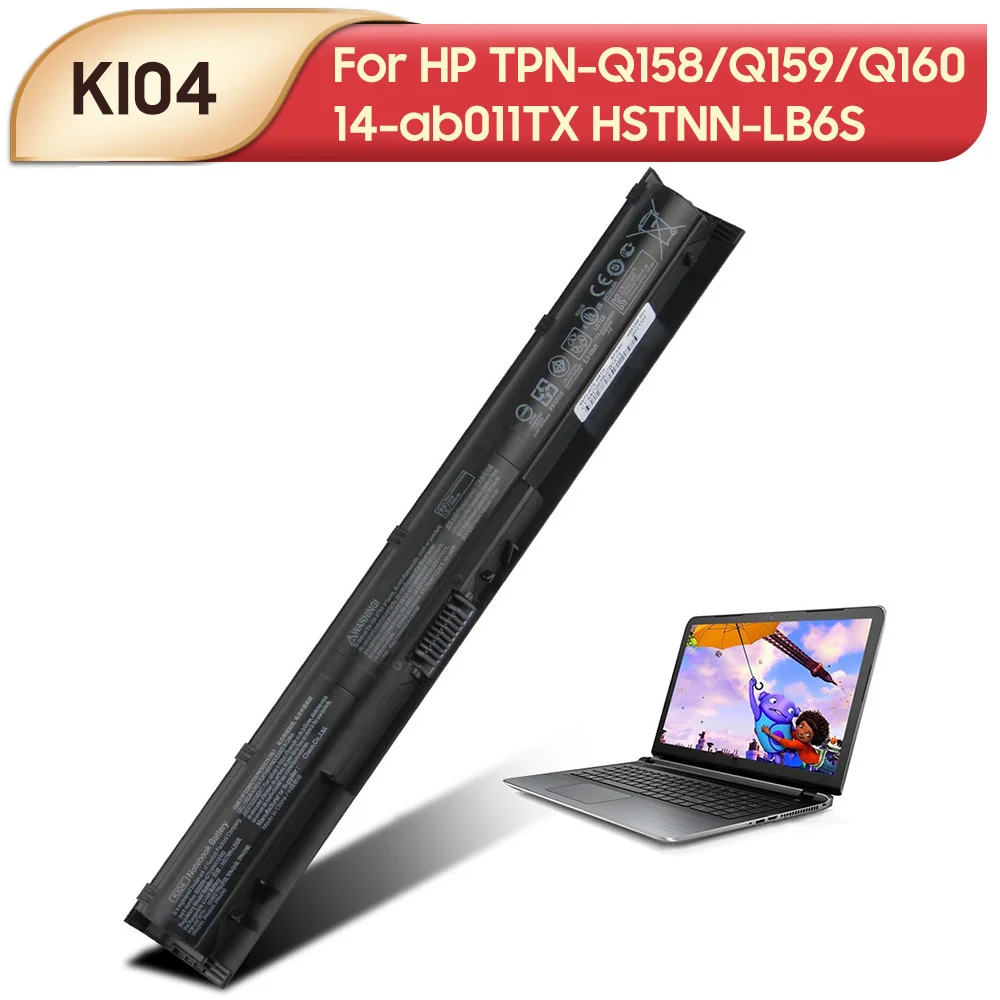 Сменный аккумулятор KI04 для HP 800049-001 800010-421 TPN-Q160 TPN-Q158 TPN-159 TPN-Q161 TPN-Q162 HSTNN-LB6R
Сменный аккумулятор KI04 для HP 800049-001 800010-421 TPN-Q160 TPN-Q158 TPN-159 TPN-Q161 TPN-Q162 HSTNN-LB6R