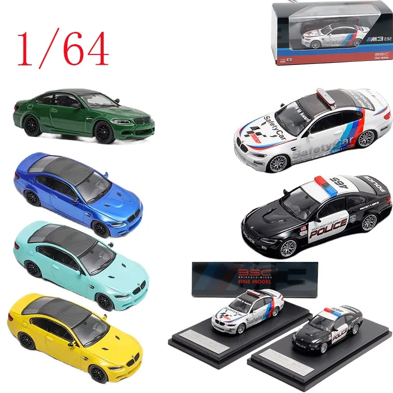 BSC Diecast 1/64 Scale BWM M3 E92 Safety Car NFS Police Interceptor Duo Alloy Car Model Toys for Boys Gift
BSC Diecast 1/64 Scale BWM M3 E92 Safety Car NFS Police Interceptor Duo Alloy Car Model Toys for Boys Gift