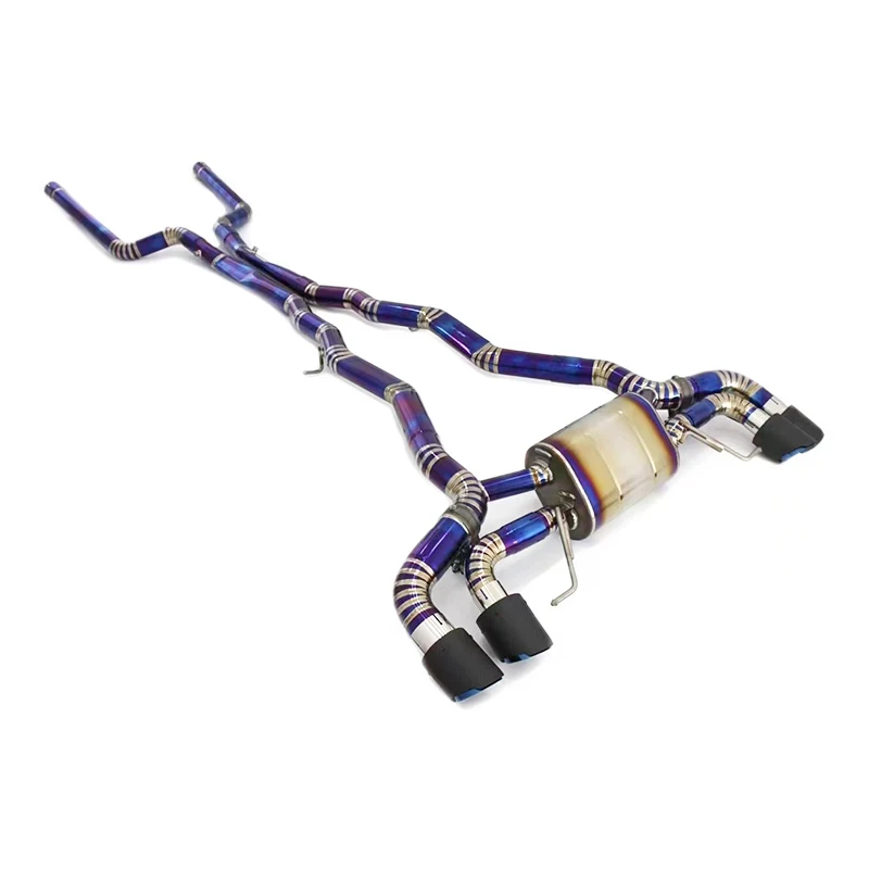 Titanium Catback Exhaust For BMW M850/M850i G16 4.4TT 2020-2023 Valvetronic Exhaust Muffler Titanium Tips Car Exhaust System
Titanium Catback Exhaust For BMW M850/M850i G16 4.4TT 2020-2023 Valvetronic Exhaust Muffler Titanium Tips Car Exhaust System