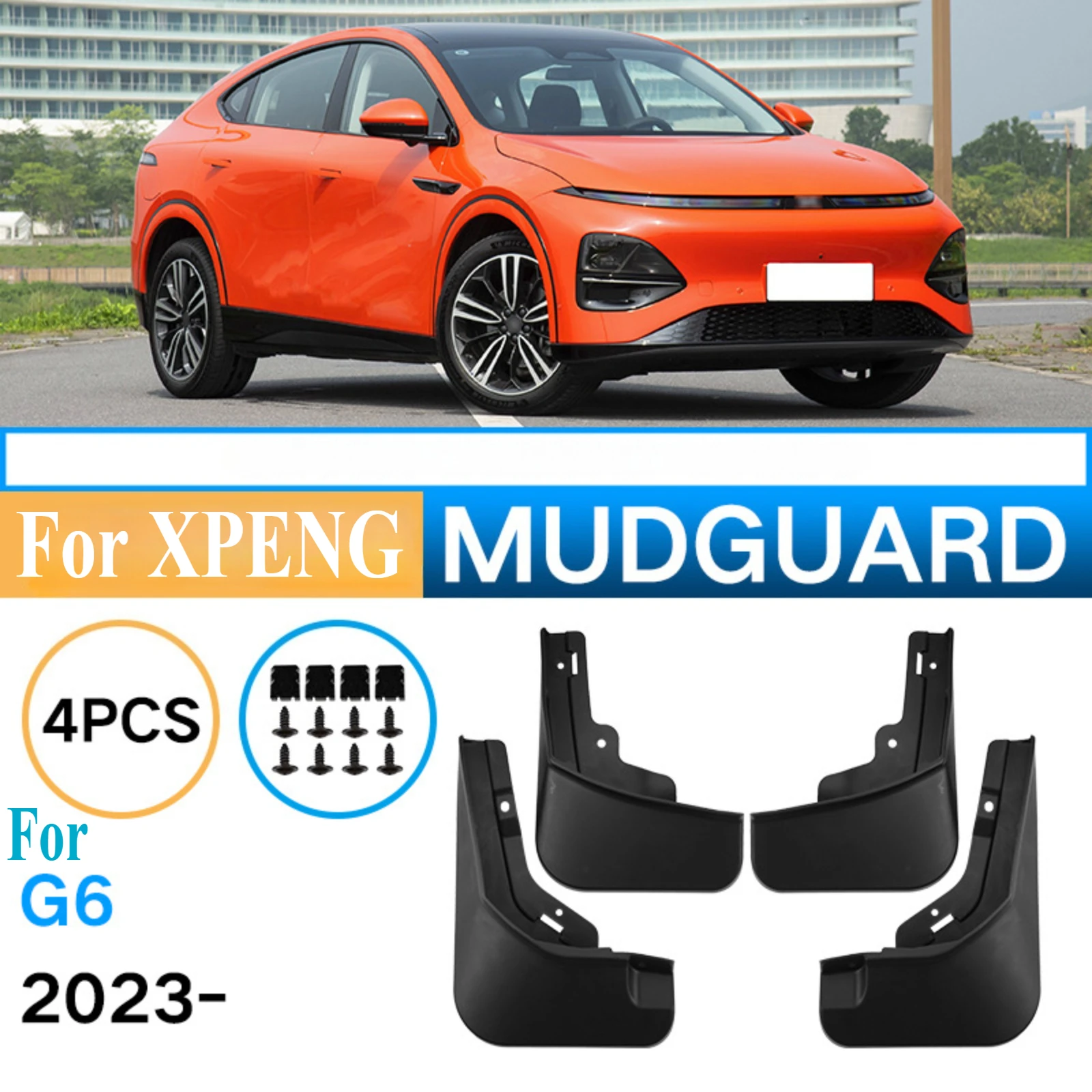 For Xpeng G6 2023 Flexible Soft Rubber Mud Flaps Mudguards Auto Fender Splash Guards Car Body Protection Parts Durable Decor
For Xpeng G6 2023 Flexible Soft Rubber Mud Flaps Mudguards Auto Fender Splash Guards Car Body Protection Parts Durable Decor