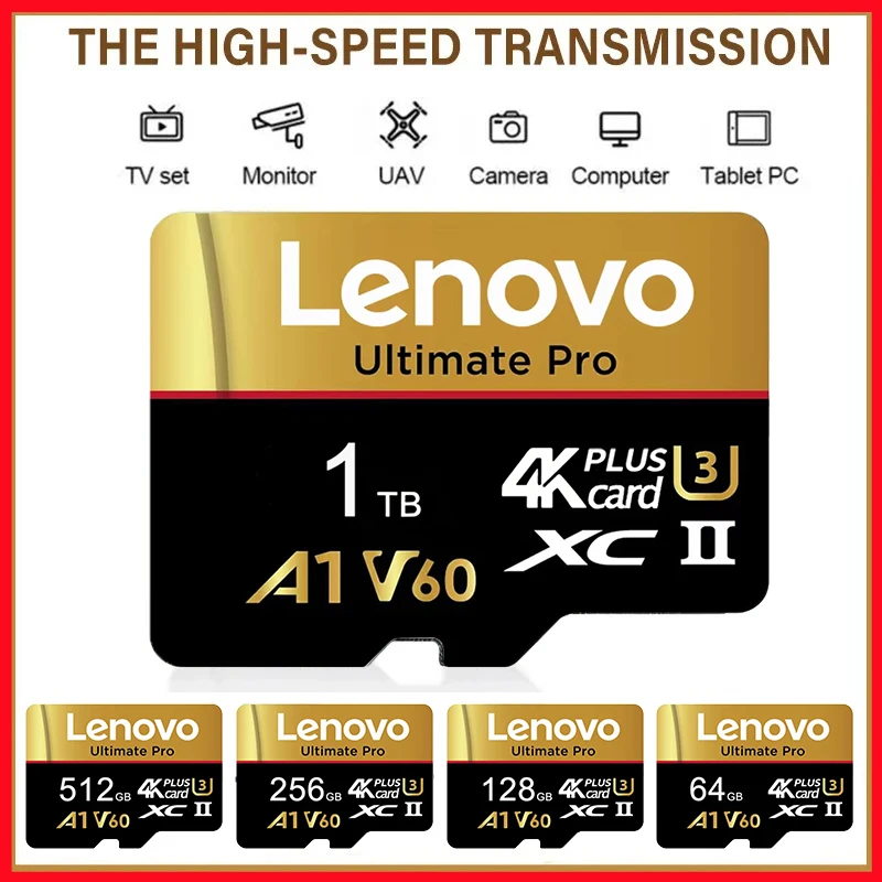 Secure Lenovo Memory Card TF Cards SD Cards Micro TF SD 128GB 1TB 256GB 32GB V10 Compatibility Device V30 for Camera / Android
Secure Lenovo Memory Card TF Cards SD Cards Micro TF SD 128GB 1TB 256GB 32GB V10 Compatibility Device V30 for Camera / Android