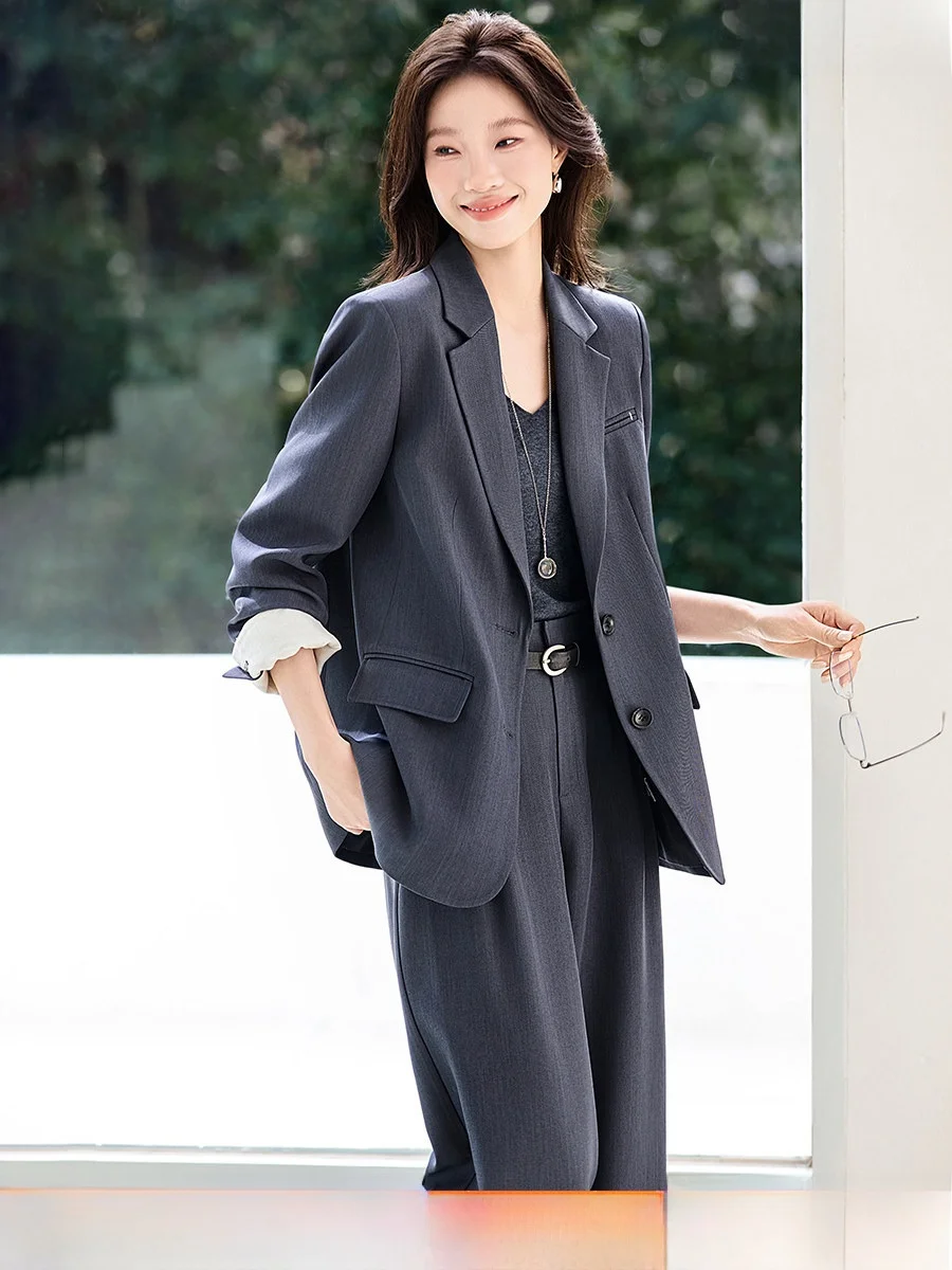 Mehemayi Spring New Wide Leg Pants Suit Color Block Sleeve Patchwork Classic Silhouette Linen Material Women's Fashion Set
Mehemayi Spring New Wide Leg Pants Suit Color Block Sleeve Patchwork Classic Silhouette Linen Material Women's Fashion Set