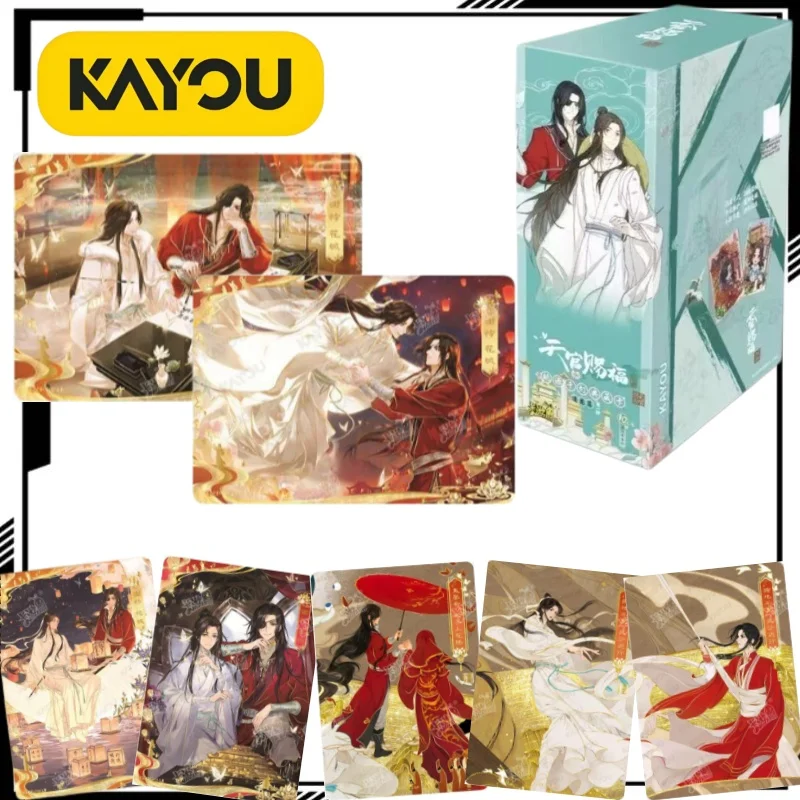 KAYOU Heaven Official's Blessing Fenghua Edition First Series Collectible Card Full Box Cartoon Hua Cheng Card Anime Merchandise
KAYOU Heaven Official's Blessing Fenghua Edition First Series Collectible Card Full Box Cartoon Hua Cheng Card Anime Merchandise