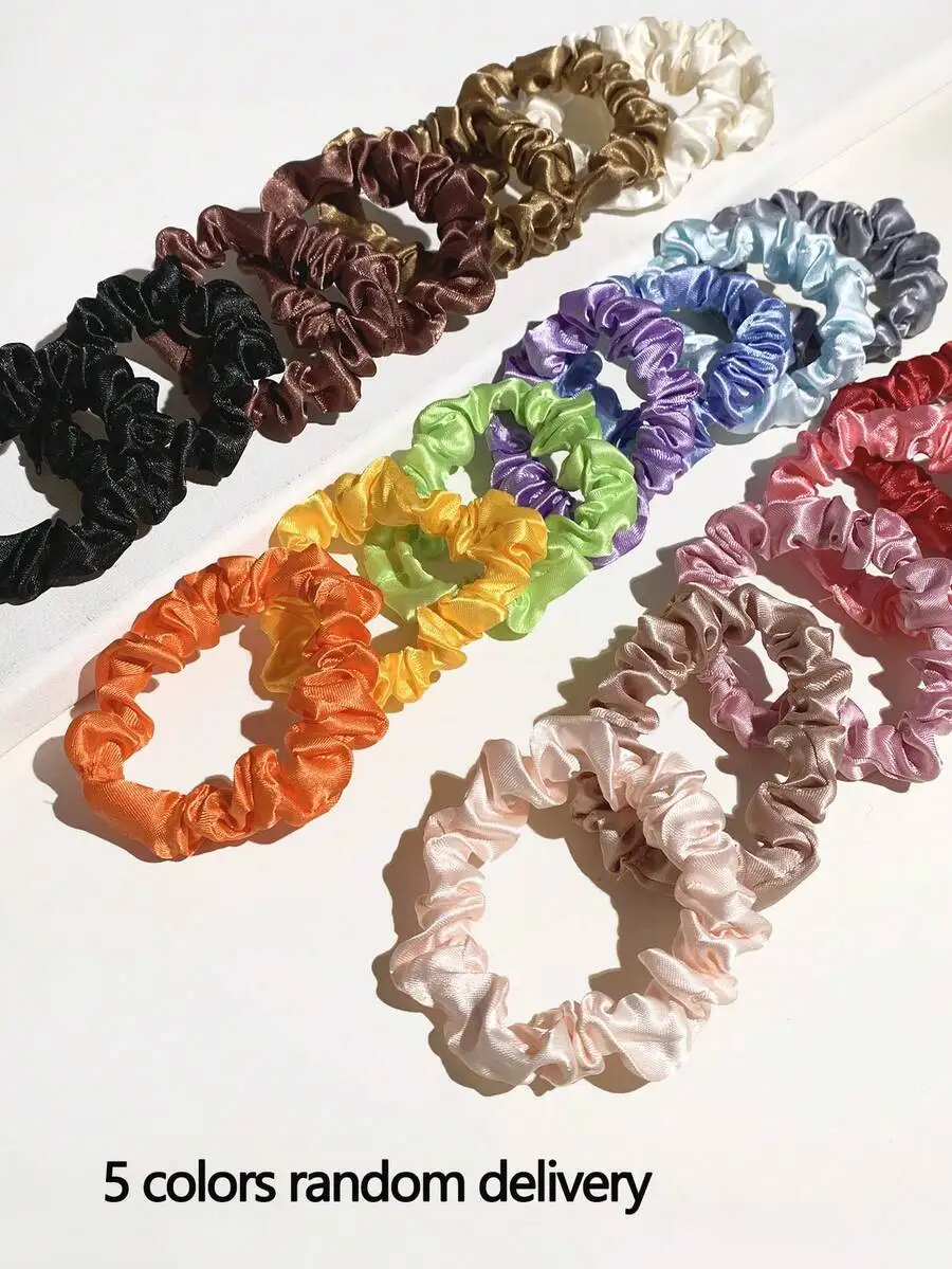 20Pcs Solid Color Satin Hair Scrunchies For Women Gentle On Hair Ponytail Holders Accessories
20Pcs Solid Color Satin Hair Scrunchies For Women Gentle On Hair Ponytail Holders Accessories