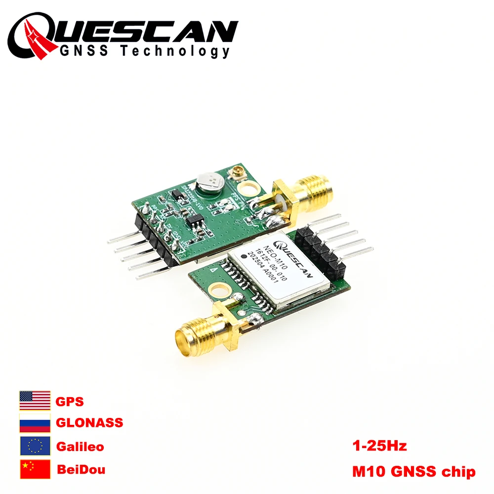 QUESCAN UBX-M10050-KB M10 GPS GNSS Module with Active Antenna GPS Galileo GLONASS BeiDou QZSS SBAS Receiver UBX NMEA Protocol
QUESCAN UBX-M10050-KB M10 GPS GNSS Module with Active Antenna GPS Galileo GLONASS BeiDou QZSS SBAS Receiver UBX NMEA Protocol