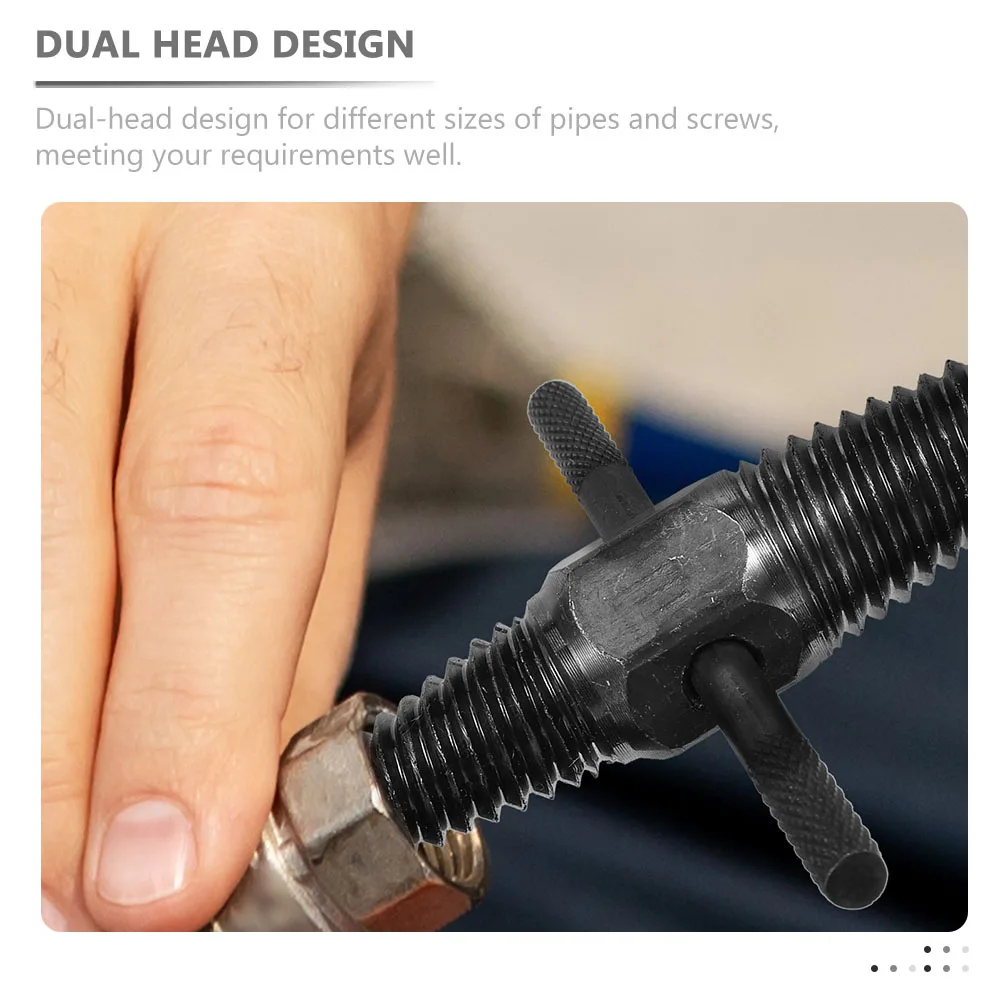Dual-Head Screw Extractor Rusted Water Pipe Screw Remover Heavy Duty Metal Plumbing Tools Set for Stripped Bolt Removal
Dual-Head Screw Extractor Rusted Water Pipe Screw Remover Heavy Duty Metal Plumbing Tools Set for Stripped Bolt Removal