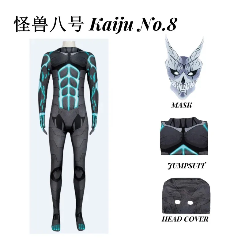 2025 11 костюмы для ролевых игр на Хэллоуин, вечерние аниме Kaiju No Cos Kafka Hibino, карнавальный костюм, комбинезоны, мужской наряд 
2025 11 костюмы для ролевых игр на Хэллоуин, вечерние аниме Kaiju No Cos Kafka Hibino, карнавальный костюм, комбинезоны, мужской наряд