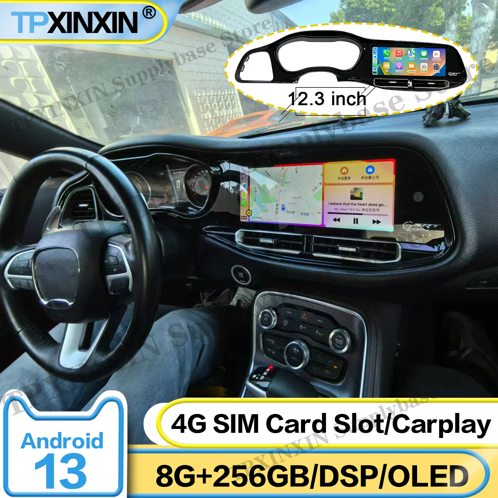 Android 13 Autostereo Player Radio For Dodge Challenger 2010~2024 GPS Navigation Stereo Receiver Automotive Multimedia Head Unit
Android 13 Autostereo Player Radio For Dodge Challenger 2010~2024 GPS Navigation Stereo Receiver Automotive Multimedia Head Unit