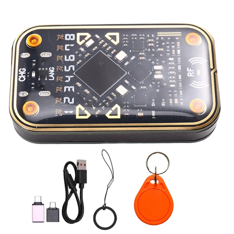 B18B Chameleon V2.0 CUID Keychain Restart RFID Smart Chip Reader+ Smart Card Emulator 125K 13.56M IC ID Decode NFC Duplicator
B18B Chameleon V2.0 CUID Keychain Restart RFID Smart Chip Reader+ Smart Card Emulator 125K 13.56M IC ID Decode NFC Duplicator