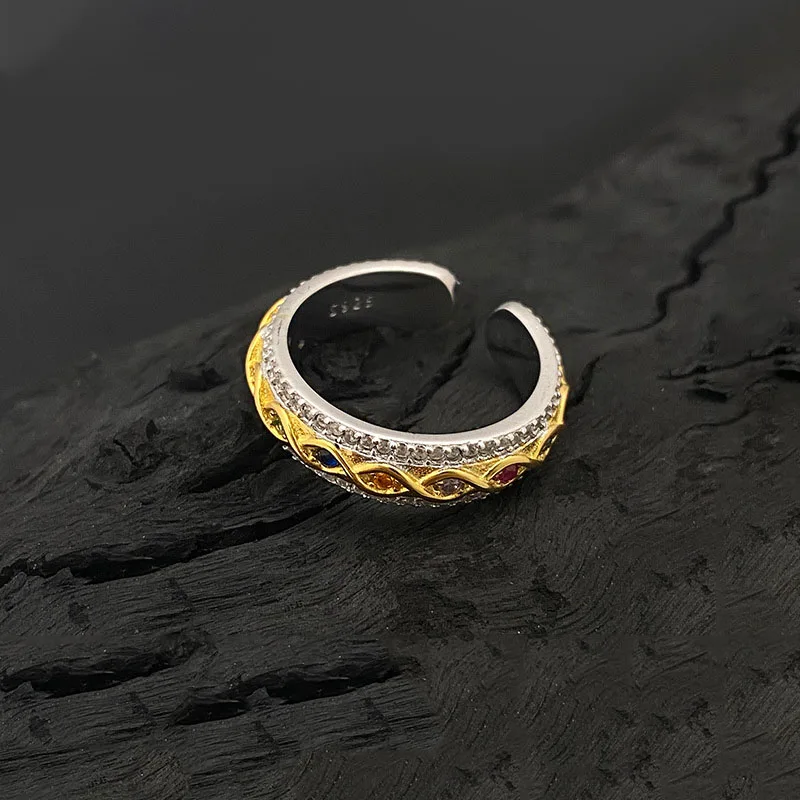 100% 925 Sterling Silver Zircon Geometric Ring for Women Girl Fashion Vintage Round Design Jewelry Birthday Gift Dropshipping
100% 925 Sterling Silver Zircon Geometric Ring for Women Girl Fashion Vintage Round Design Jewelry Birthday Gift Dropshipping