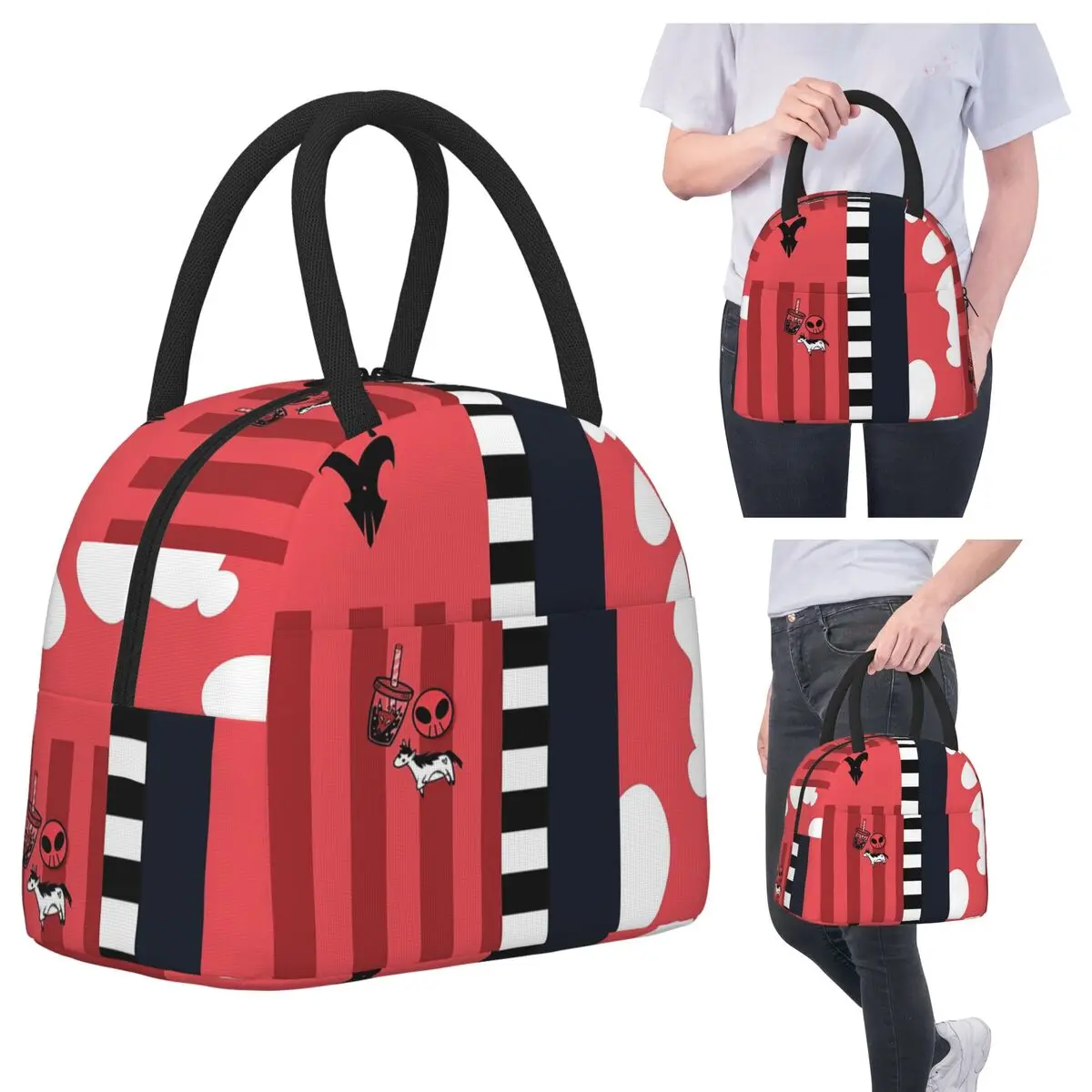 Helluva Boss - Blitzo Insulated Lunch Bag for Kids School Cooler Thermal Food Box Tote Portable Lunch Boxes Container 
Helluva Boss - Blitzo Insulated Lunch Bag for Kids School Cooler Thermal Food Box Tote Portable Lunch Boxes Container