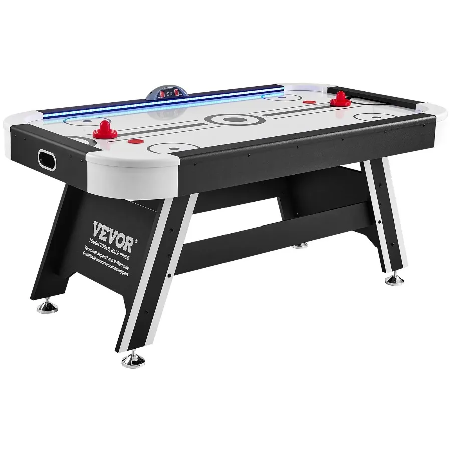 Air-Powered Hockey Table 72" Indoor Hockey Table for and Adults LED Sports Hockey Game with 2 Pucks 2 Pushers and Electronic S
Air-Powered Hockey Table 72" Indoor Hockey Table for and Adults LED Sports Hockey Game with 2 Pucks 2 Pushers and Electronic S