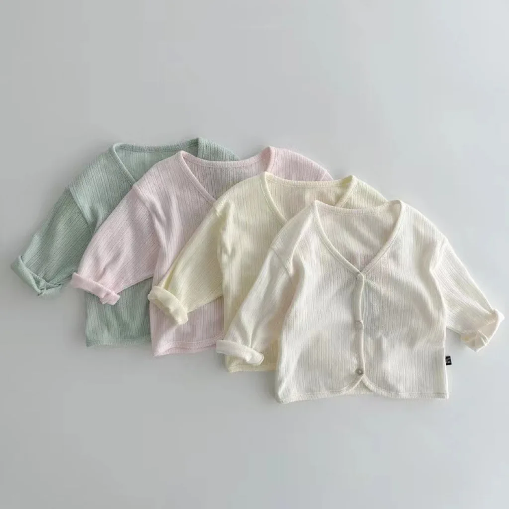 2025 Summer Baby Long Sleeve Coat Cotton Breathable Lightweight Cardigan Infant Sun Protection Clothes Kids Outerwear
2025 Summer Baby Long Sleeve Coat Cotton Breathable Lightweight Cardigan Infant Sun Protection Clothes Kids Outerwear