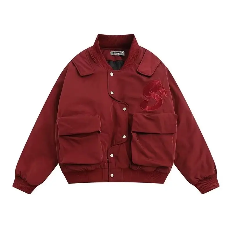 American Sle Oversize Jaet Men's Outerwear Pilot Coat Red Streetwear Large Size Fat Guy Casual Loose Fit Long Sve
American Sle Oversize Jaet Men's Outerwear Pilot Coat Red Streetwear Large Size Fat Guy Casual Loose Fit Long Sve