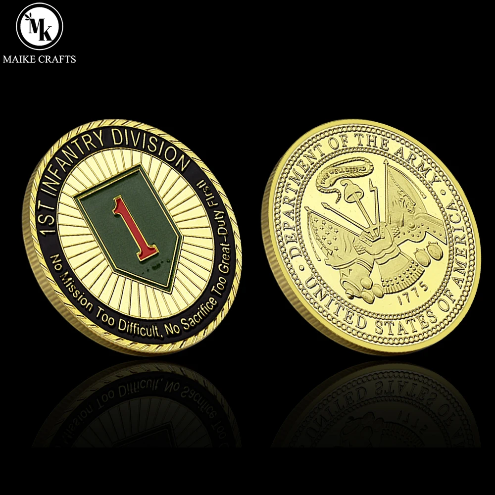 1st Infantry Division Challenge Coin Duty First US Army Commemorative Coin Military Collectible Gift
1st Infantry Division Challenge Coin Duty First US Army Commemorative Coin Military Collectible Gift