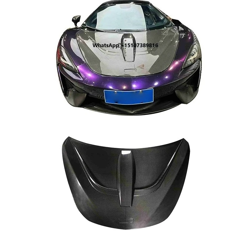 High Quality M-claren 540/570/600LT N Style Dry Carbon Fiber Hood Perfect Fitment
High Quality M-claren 540/570/600LT N Style Dry Carbon Fiber Hood Perfect Fitment