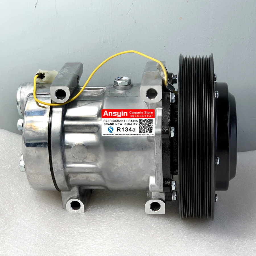 SD7H15 Air AC Compressor For Volvo Truck FH FM FH16 85000458 20587125 84094705 SANDEN 4324 4326 4134
SD7H15 Air AC Compressor For Volvo Truck FH FM FH16 85000458 20587125 84094705 SANDEN 4324 4326 4134