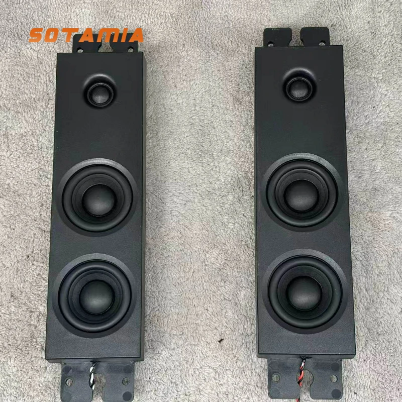 SOTAMIA 2pcs 2 Inch Two Way Three Speaker Desktop Passive Speaker 8 Ohm 20W Portable Home Loudspeaker DIY Dual Subwoofer
SOTAMIA 2pcs 2 Inch Two Way Three Speaker Desktop Passive Speaker 8 Ohm 20W Portable Home Loudspeaker DIY Dual Subwoofer