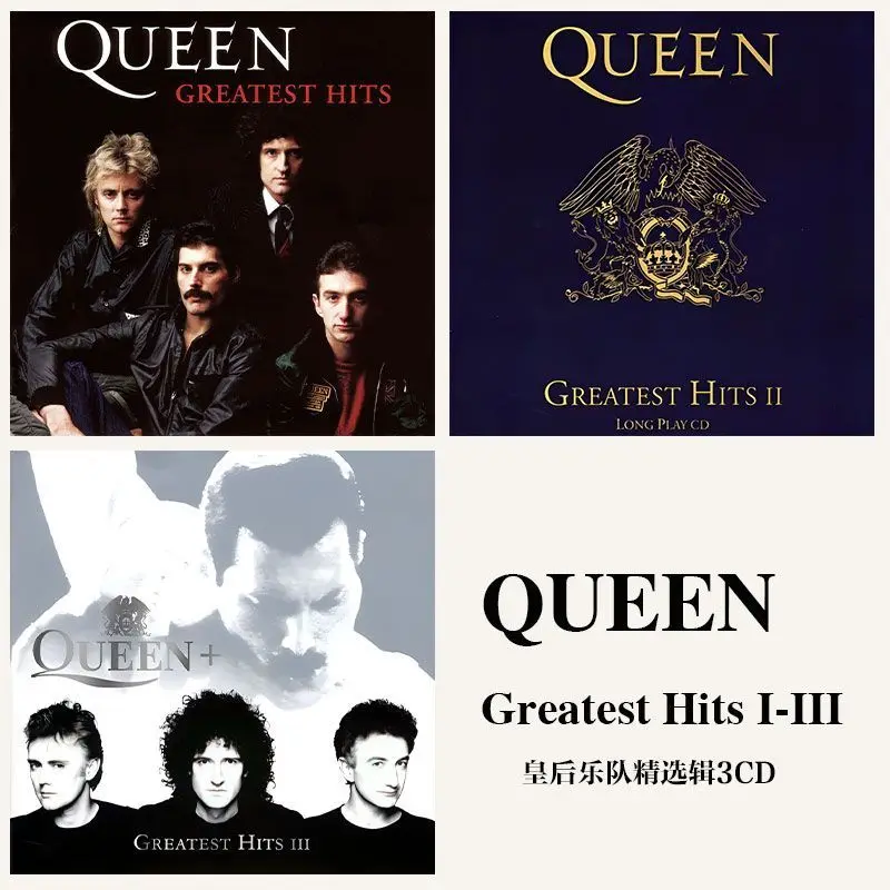 Greatest Hits I-III 3 CD Classic Rock Music Album Music Discs for Fans Collection No Cover No Lyric Book CD Only Queen
Greatest Hits I-III 3 CD Classic Rock Music Album Music Discs for Fans Collection No Cover No Lyric Book CD Only Queen