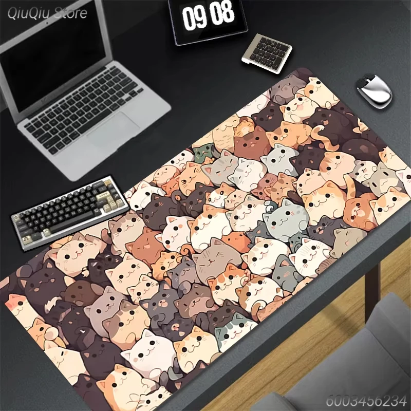 Коврик для мыши Kawaii Chibi Cats, удлиненный, с нескользящей резиновой основой, для любителей кошек, для офиса и игр
Коврик для мыши Kawaii Chibi Cats, удлиненный, с нескользящей резиновой основой, для любителей кошек, для офиса и игр