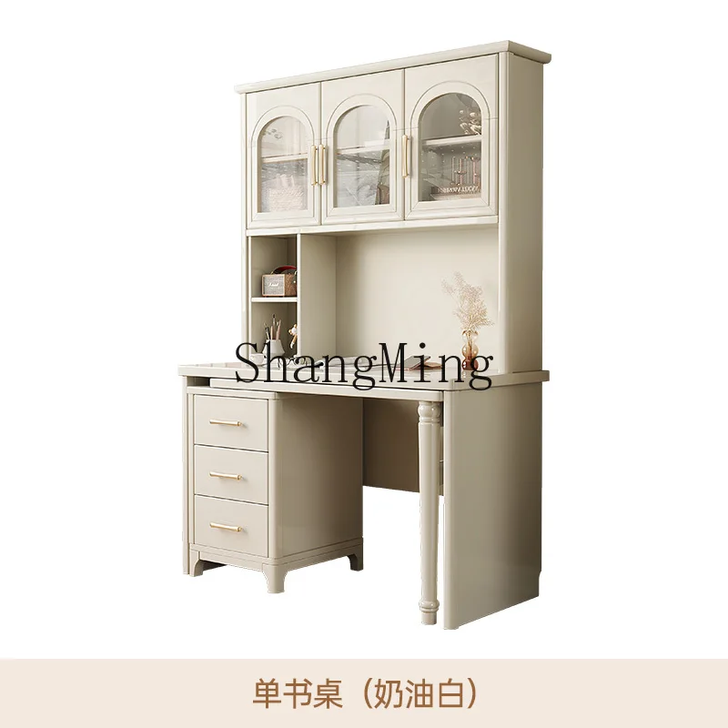 SM Home New Cream Wind Solid Wood Corner Desk Bookcase Bookshelf Home Study Table Simple Combination
SM Home New Cream Wind Solid Wood Corner Desk Bookcase Bookshelf Home Study Table Simple Combination
