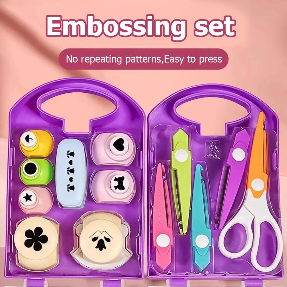 Creative Kids DIY Puncher Craft Set DIY Embossing Punches Scrapbooking Machine Manual Paper Cutting Hole Punch Shapes Set
Creative Kids DIY Puncher Craft Set DIY Embossing Punches Scrapbooking Machine Manual Paper Cutting Hole Punch Shapes Set