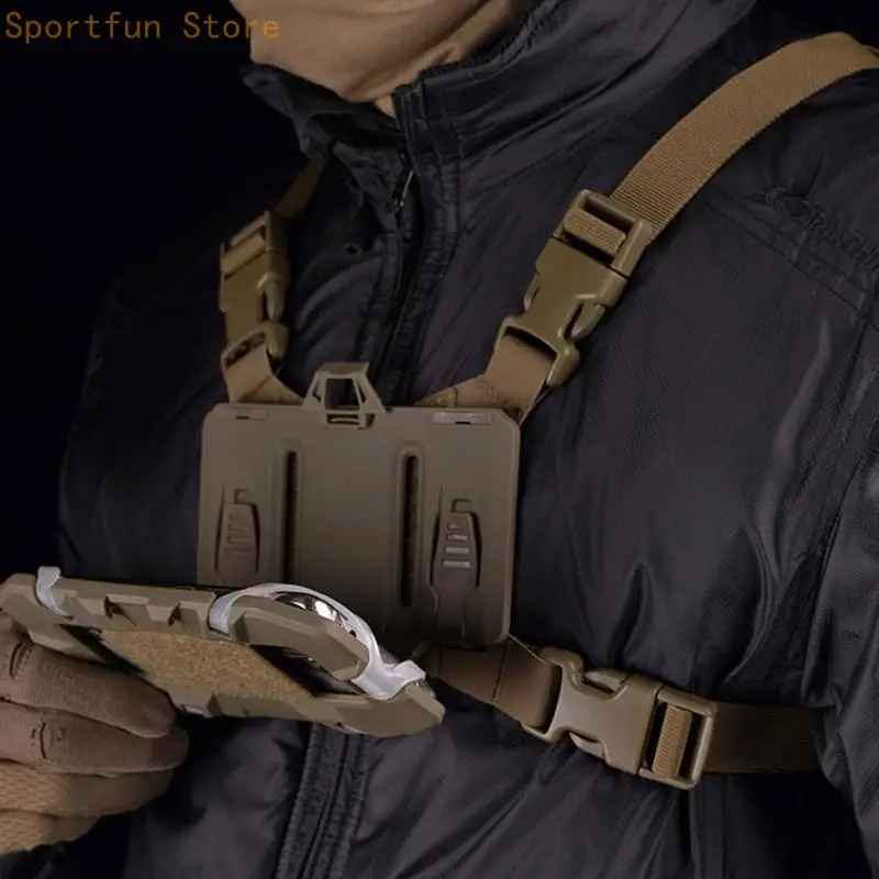 X7JD Tacticals Vest Chest Rigs Phone Holder Chest Phone Mount Strap for Hunting
X7JD Tacticals Vest Chest Rigs Phone Holder Chest Phone Mount Strap for Hunting