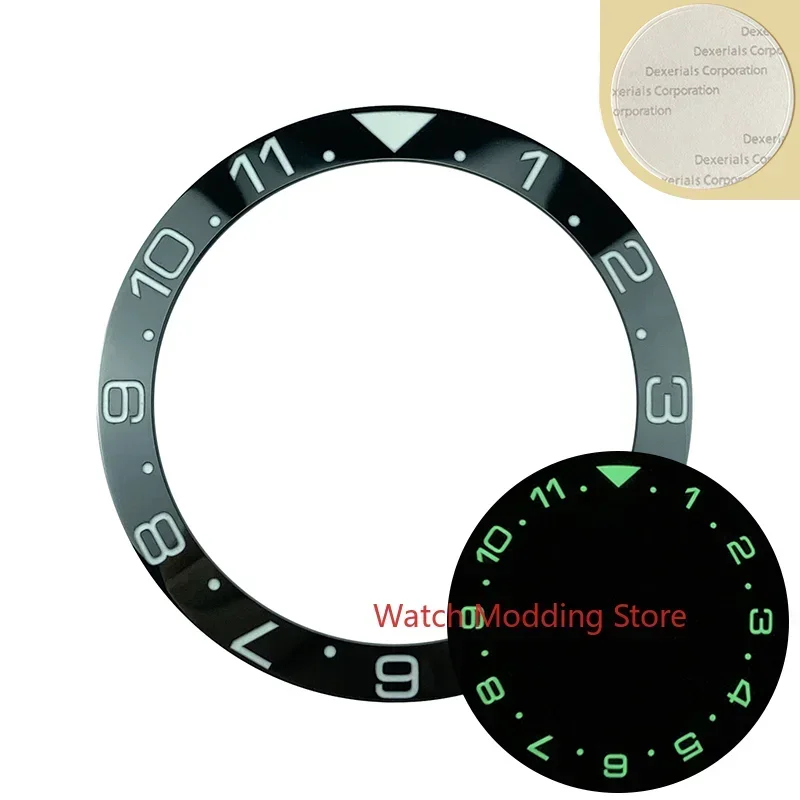 C3 Lume 38mm Green/Blue Luminous 12Hours Dual-Time Black Ceramic Bezel Insert Sloping Design Fit SKX007/009/011 Super-LumiNova
C3 Lume 38mm Green/Blue Luminous 12Hours Dual-Time Black Ceramic Bezel Insert Sloping Design Fit SKX007/009/011 Super-LumiNova