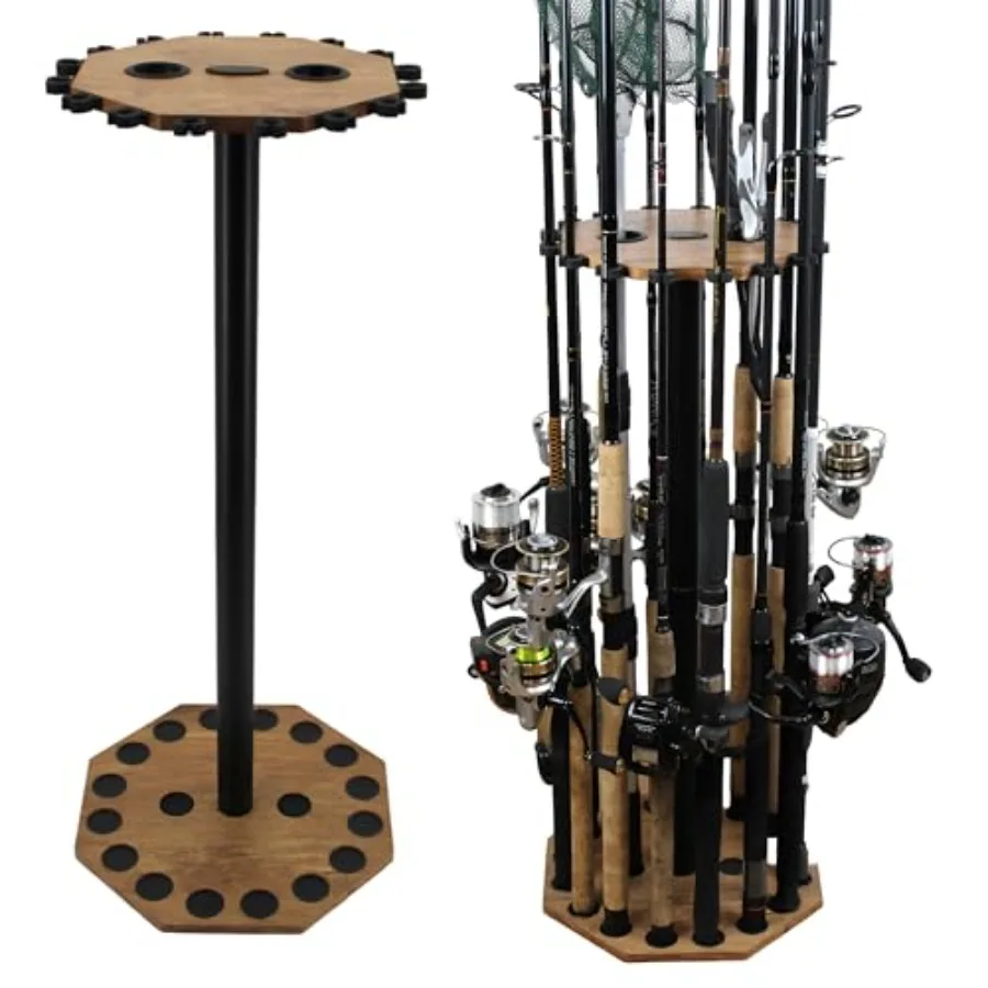 Rod Holder for 16 Fishing Poles Garage Organization and Storage for Reels Gear Accessories Tackle Box
Rod Holder for 16 Fishing Poles Garage Organization and Storage for Reels Gear Accessories Tackle Box