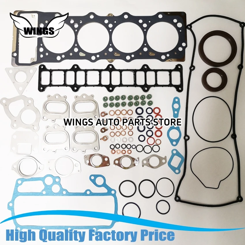 4M41T 4M41 ME993862 engine gasket rebuilding kits overhaul for mitsubishi Montero III sport Pajero sport Nativa Challenger 3.2
4M41T 4M41 ME993862 engine gasket rebuilding kits overhaul for mitsubishi Montero III sport Pajero sport Nativa Challenger 3.2