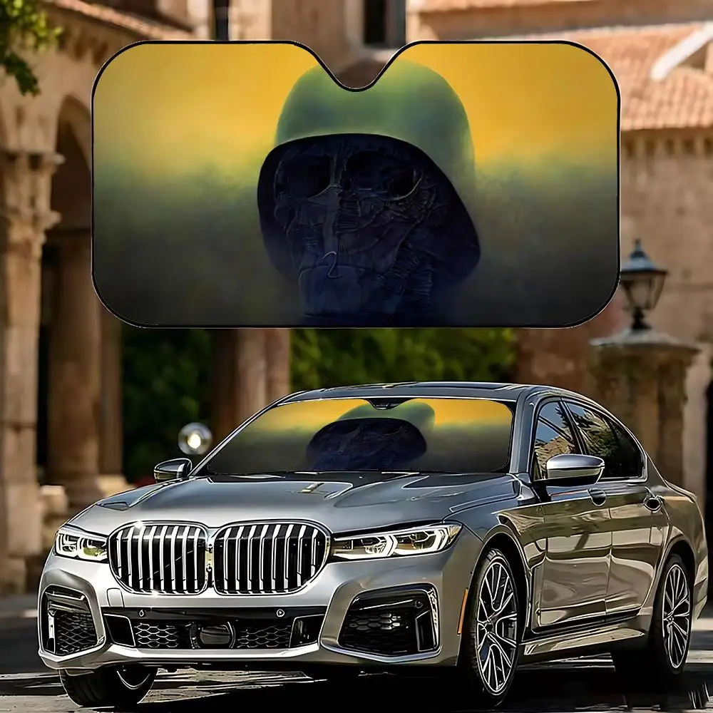 art Z-Zdzislaw Beksinski Sun Visor Universal Car Windshield Sunshade - Foldable UV Block Sun Visor for Heat Insulation
art Z-Zdzislaw Beksinski Sun Visor Universal Car Windshield Sunshade - Foldable UV Block Sun Visor for Heat Insulation