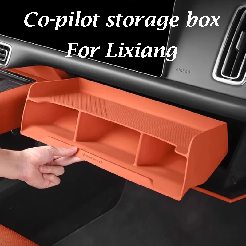 Для Lixiang L6 L7 L8 L9 2024 2025 ящик для хранения второй пилота силиконовый материал многослойное хранилище автомобильных аксессуаров
Для Lixiang L6 L7 L8 L9 2024 2025 ящик для хранения второй пилота силиконовый материал многослойное хранилище автомобильных аксессуаров